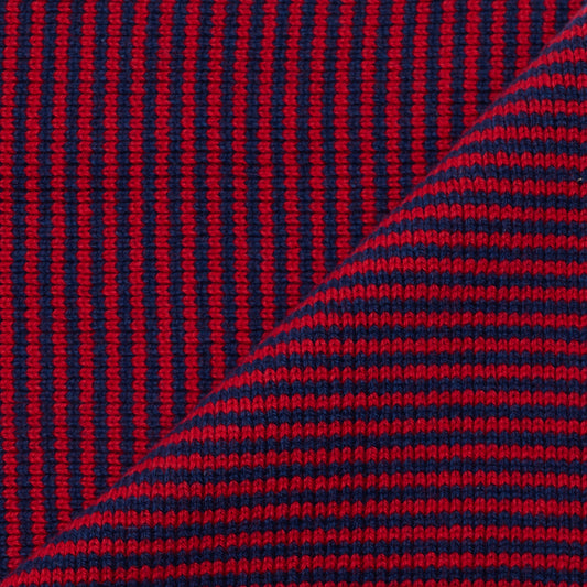 Red & Navy - Cashmere Scarf