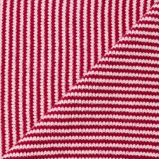 Red & Soft Petal Pink - Cashmere Scarf