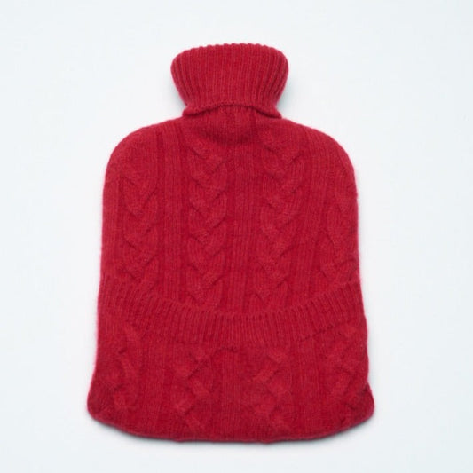 Red - Cashmere Hot Water Bottle
