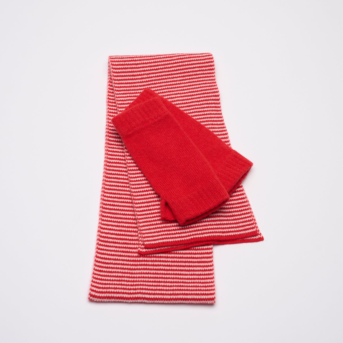 Pillar Box Red Wrist Warmers