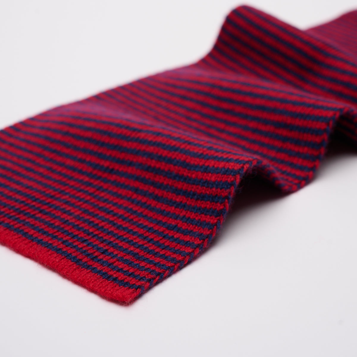 Red & Navy - Cashmere Scarf