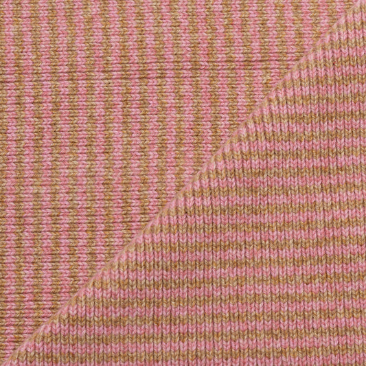 Strawberry Cream & Camel Marl Limited Edition Cashmere Scarf