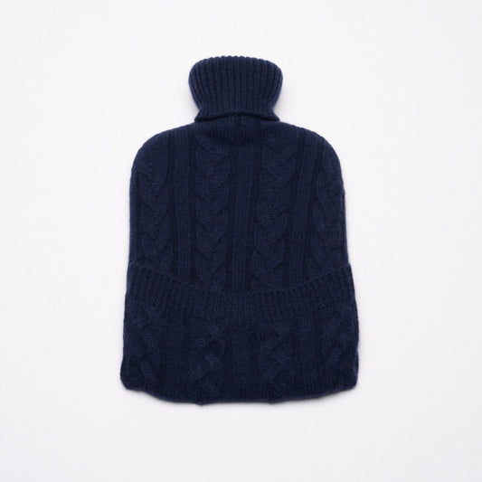 Navy - Cashmere Hot Water Bottle