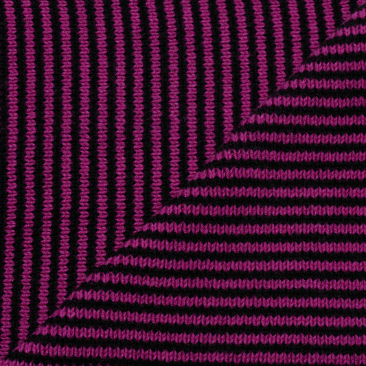 Magenta & Dark Navy Limited Edition Cashmere Scarf