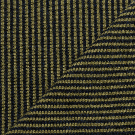 Olive Green & Black Limited Edition Cashmere Scarf