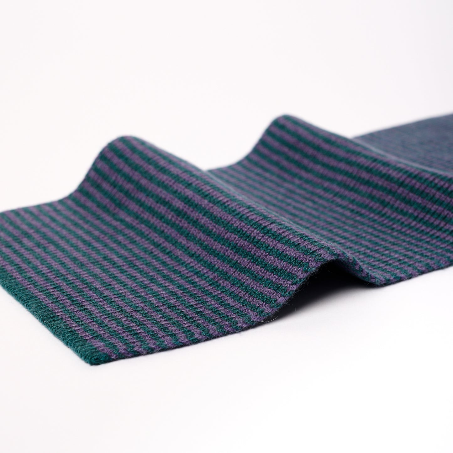 Dark Teal & Purple - Cashmere Scarf
