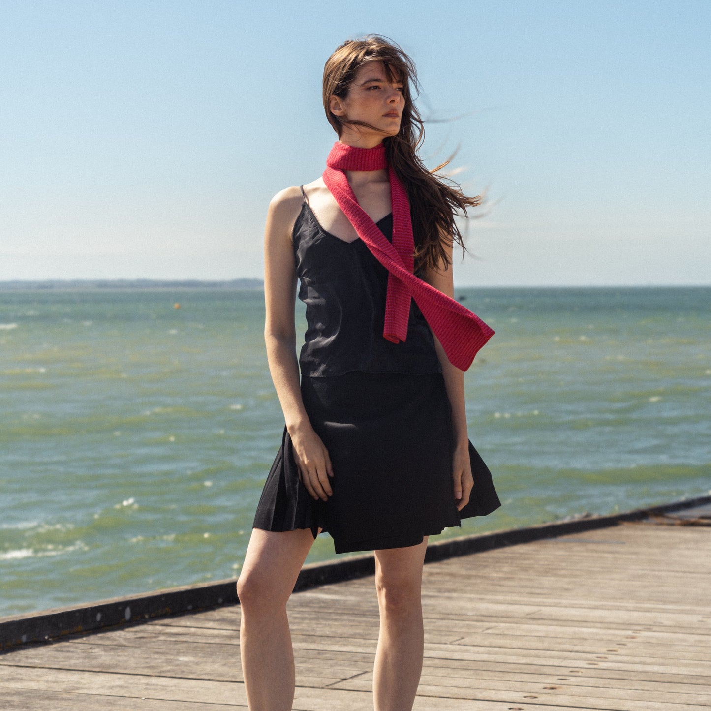Red & Pink - Cashmere Scarf