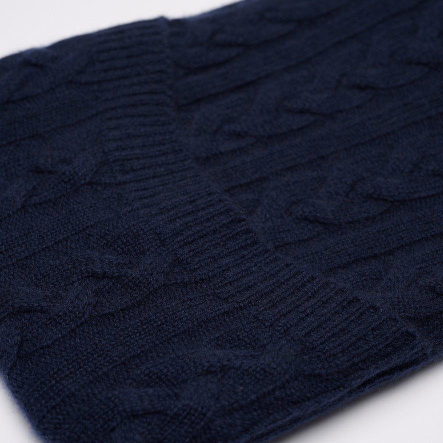 Navy - Cashmere Hot Water Bottle