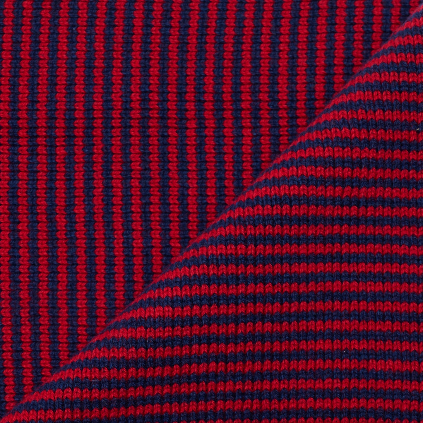 Red & Navy - Cashmere Scarf
