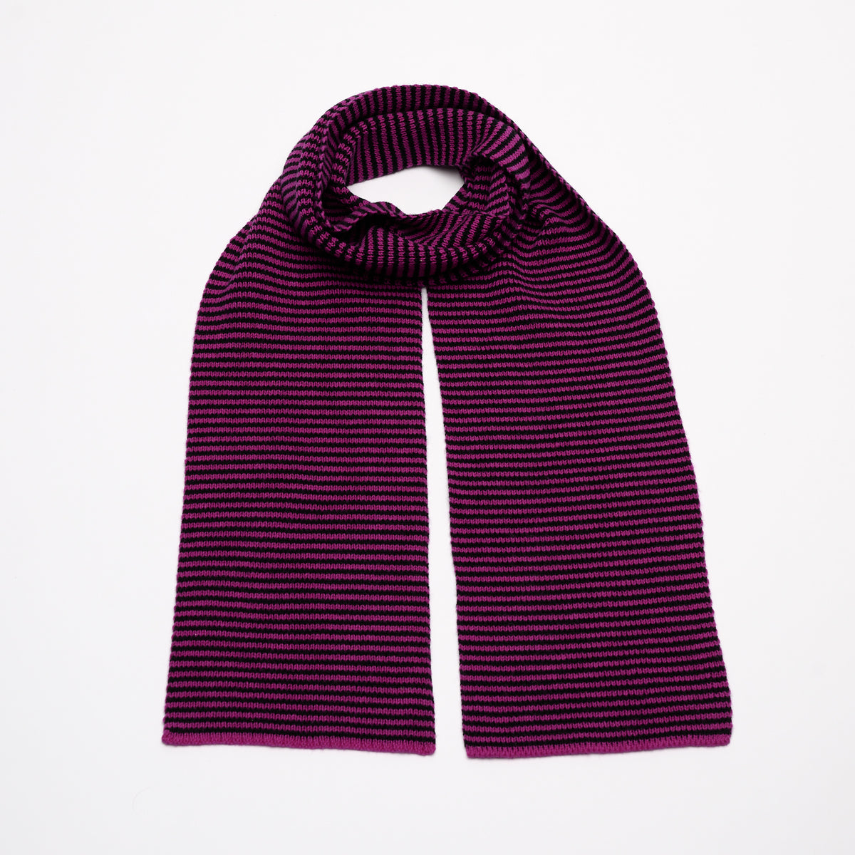 Magenta & Dark Navy Limited Edition Cashmere Scarf