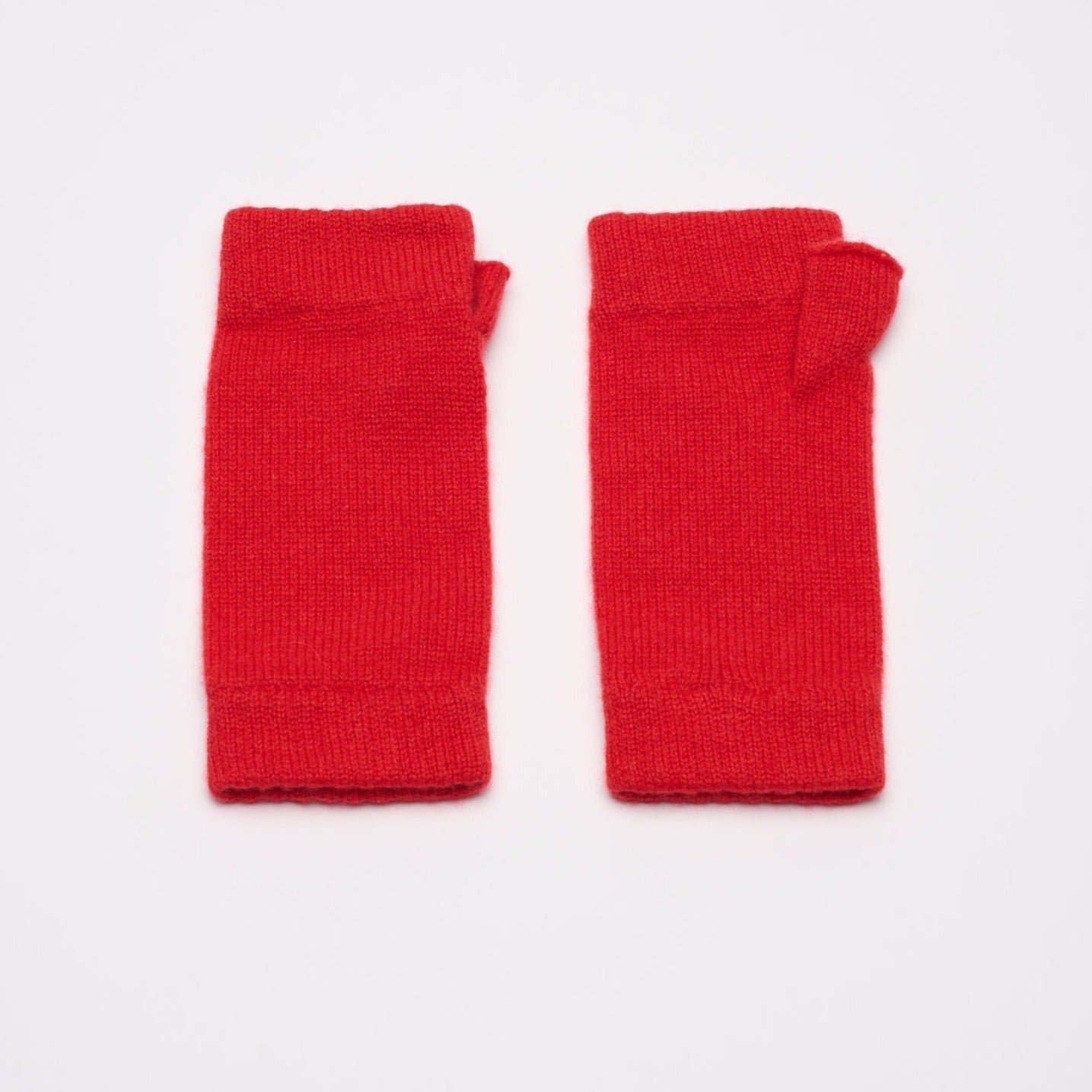 Pillar Box Red Wrist Warmers
