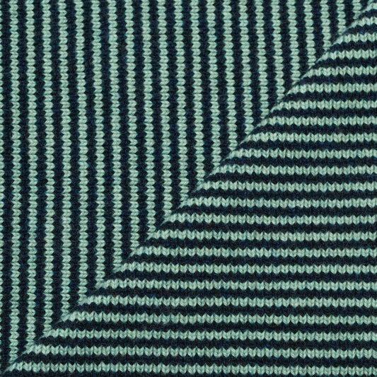 Mint Green & Black Limited Edition Cashmere Scarf