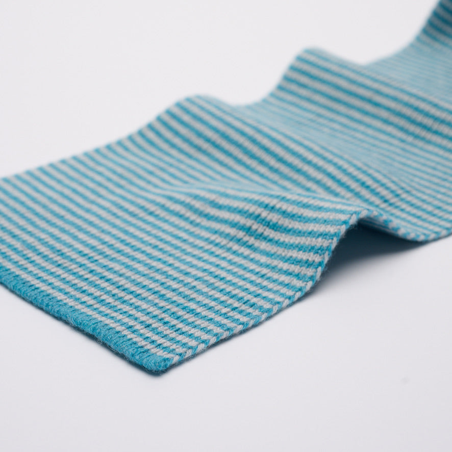 Titanic - Ocean Blue & Light Grey Cashmere Scarf