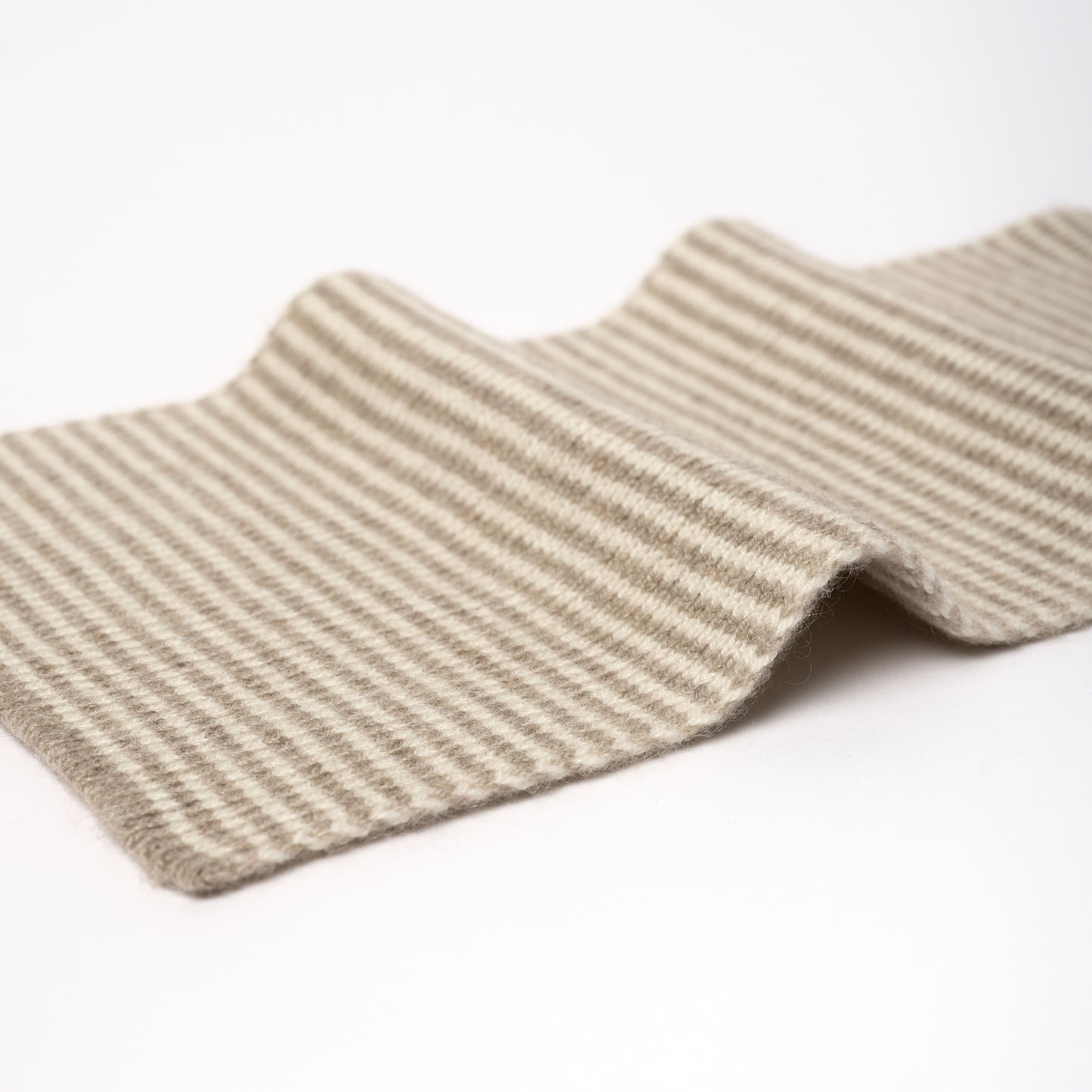 Natural Brown & Cream - Cashmere Scarf