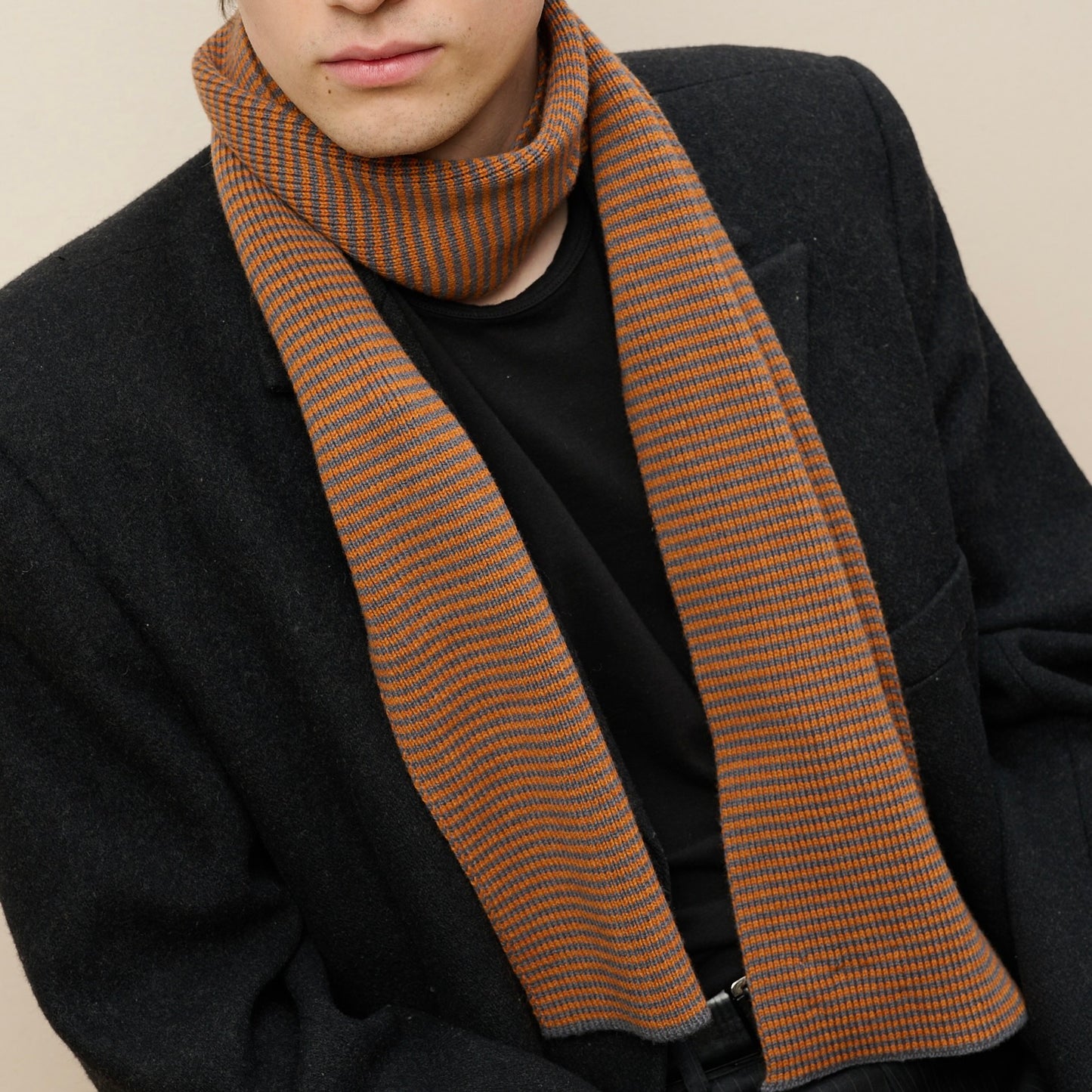 Orange & Storm - Cashmere Scarf