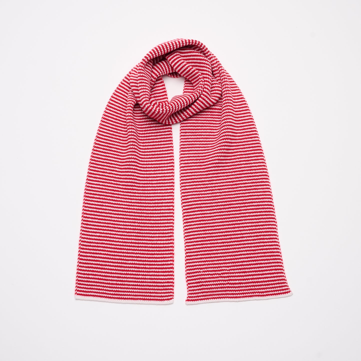 Red & White - Cashmere Scarf