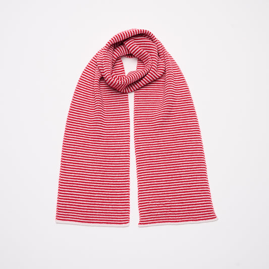 Red & White - Cashmere Scarf