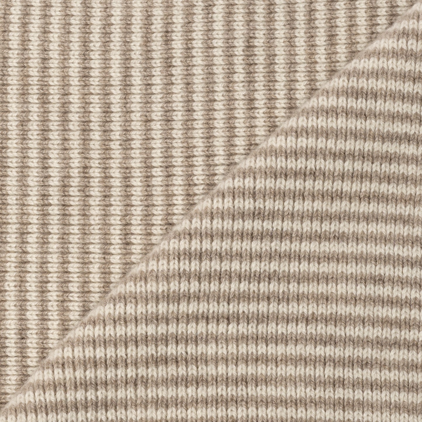 Natural Brown & Cream - Cashmere Scarf