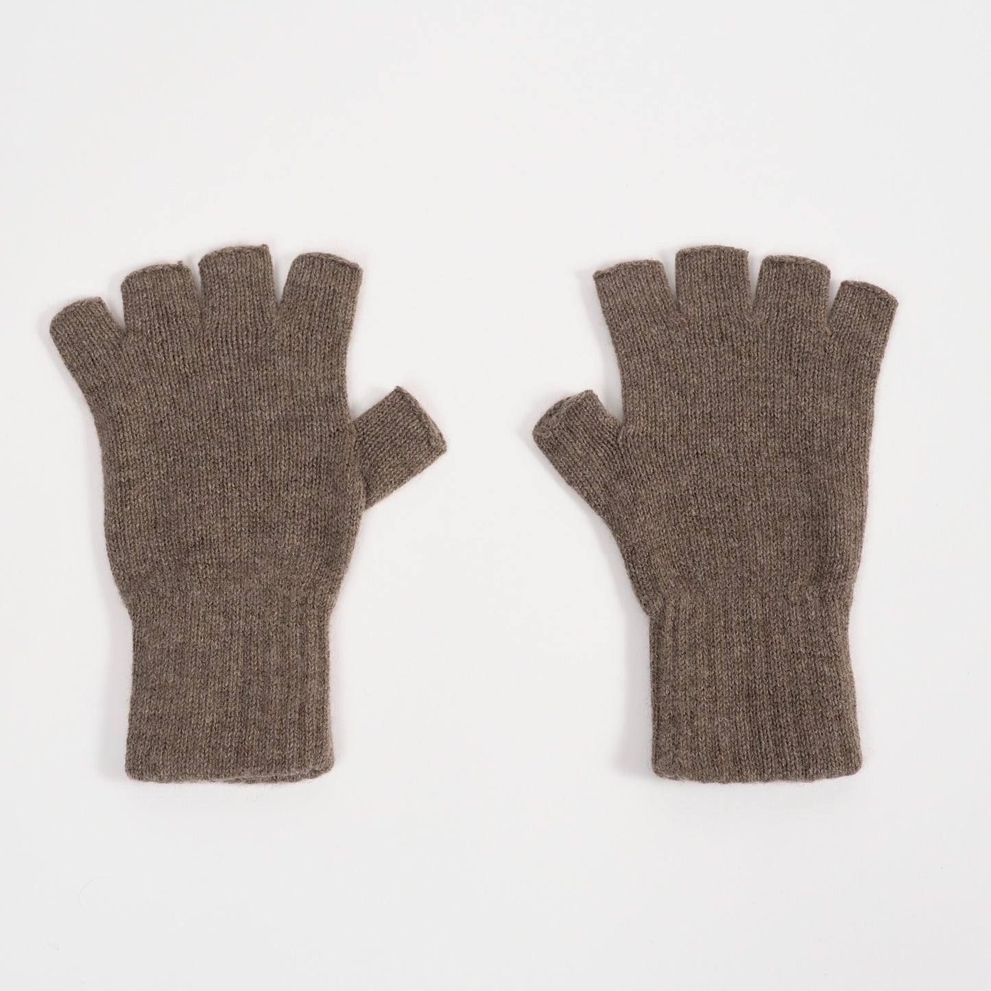 Dark Natural Fingerless Gloves