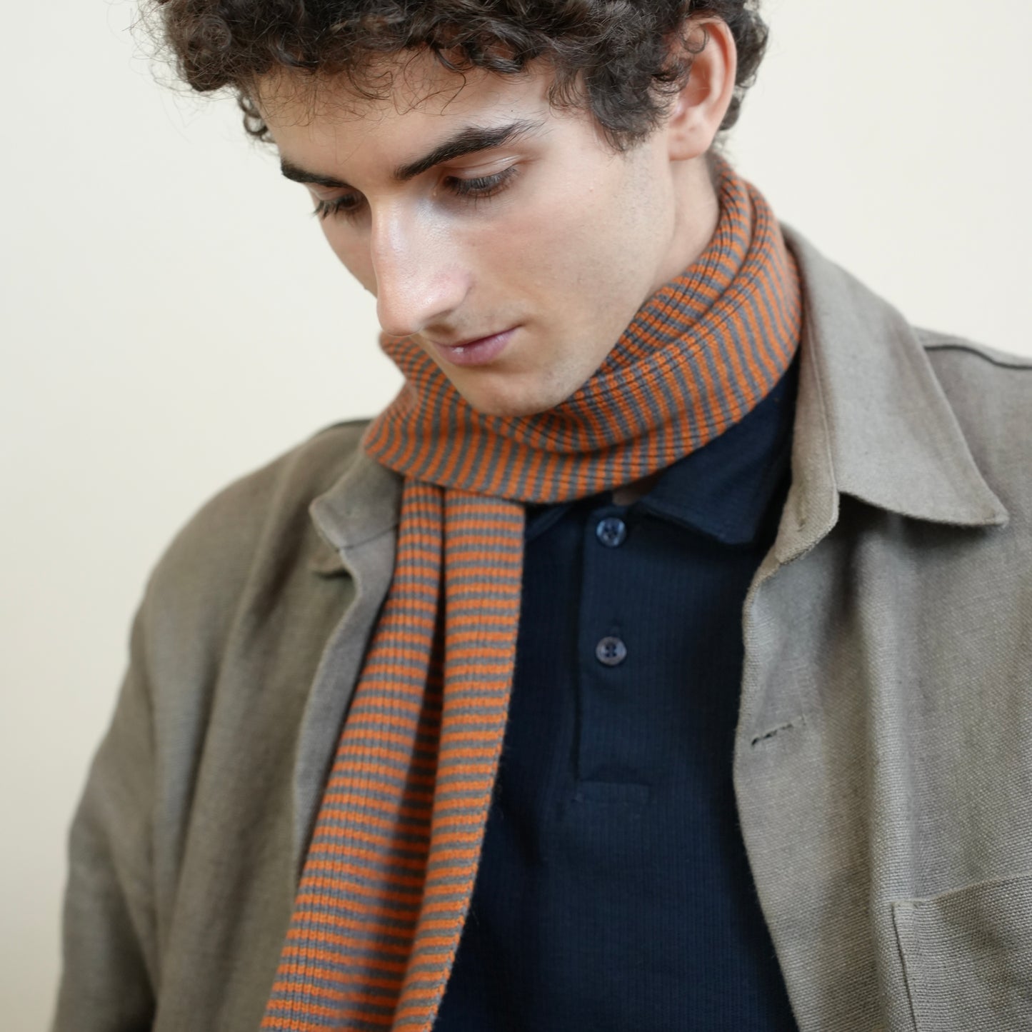 Orange & Storm - Cashmere Scarf