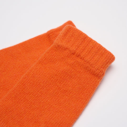 Bright Orange Wrist Warmers