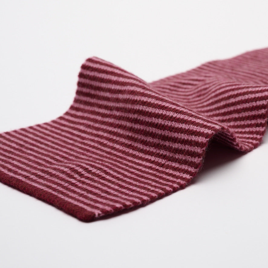 Pink & Burgundy Limited Edition Cashmere Scarf