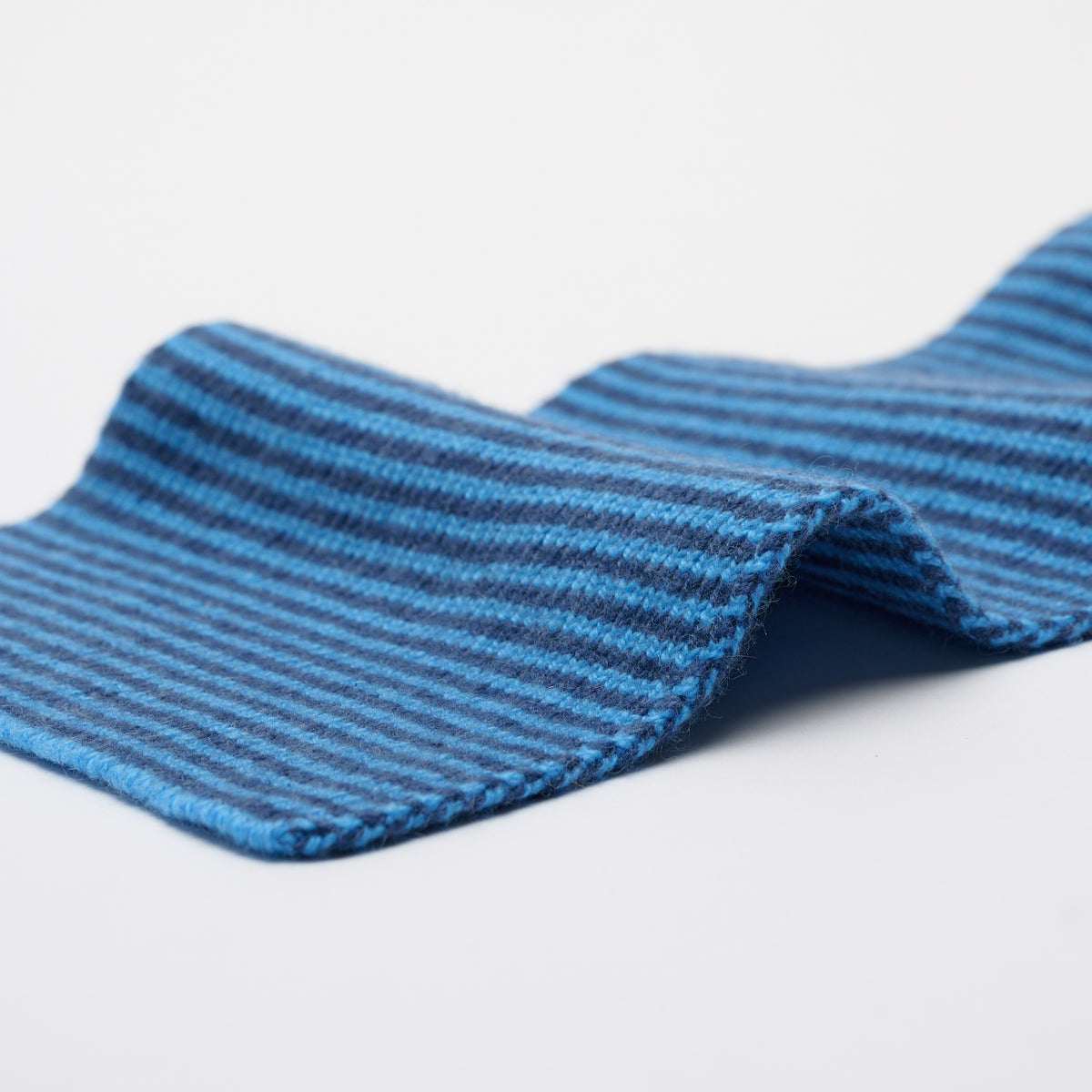 Blues Striped Limited Edition Cashmere Scarf