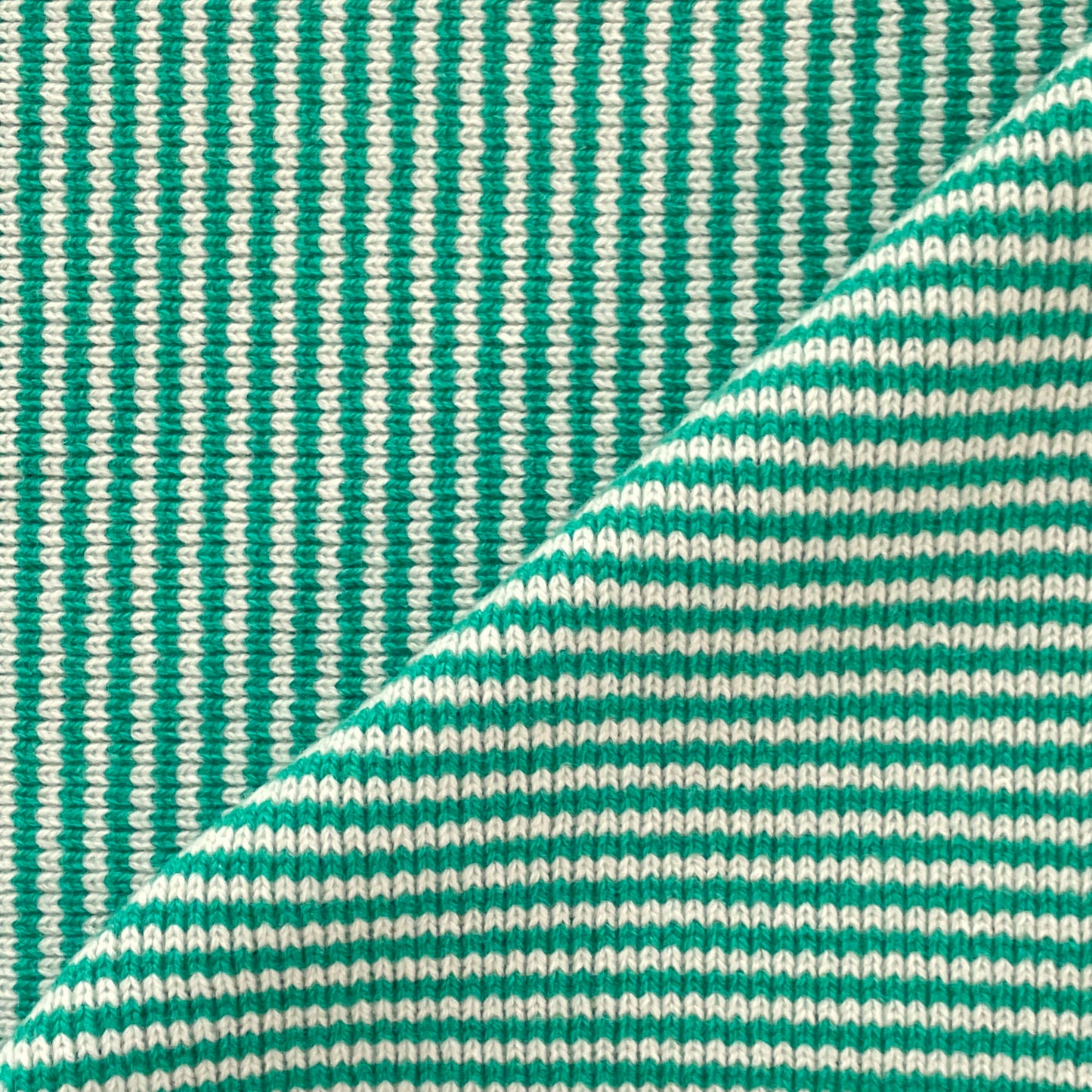 Jade Green & Cream - Cashmere Scarf