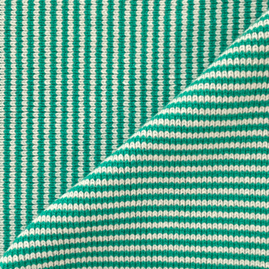 Jade Green & Cream - Cashmere Scarf