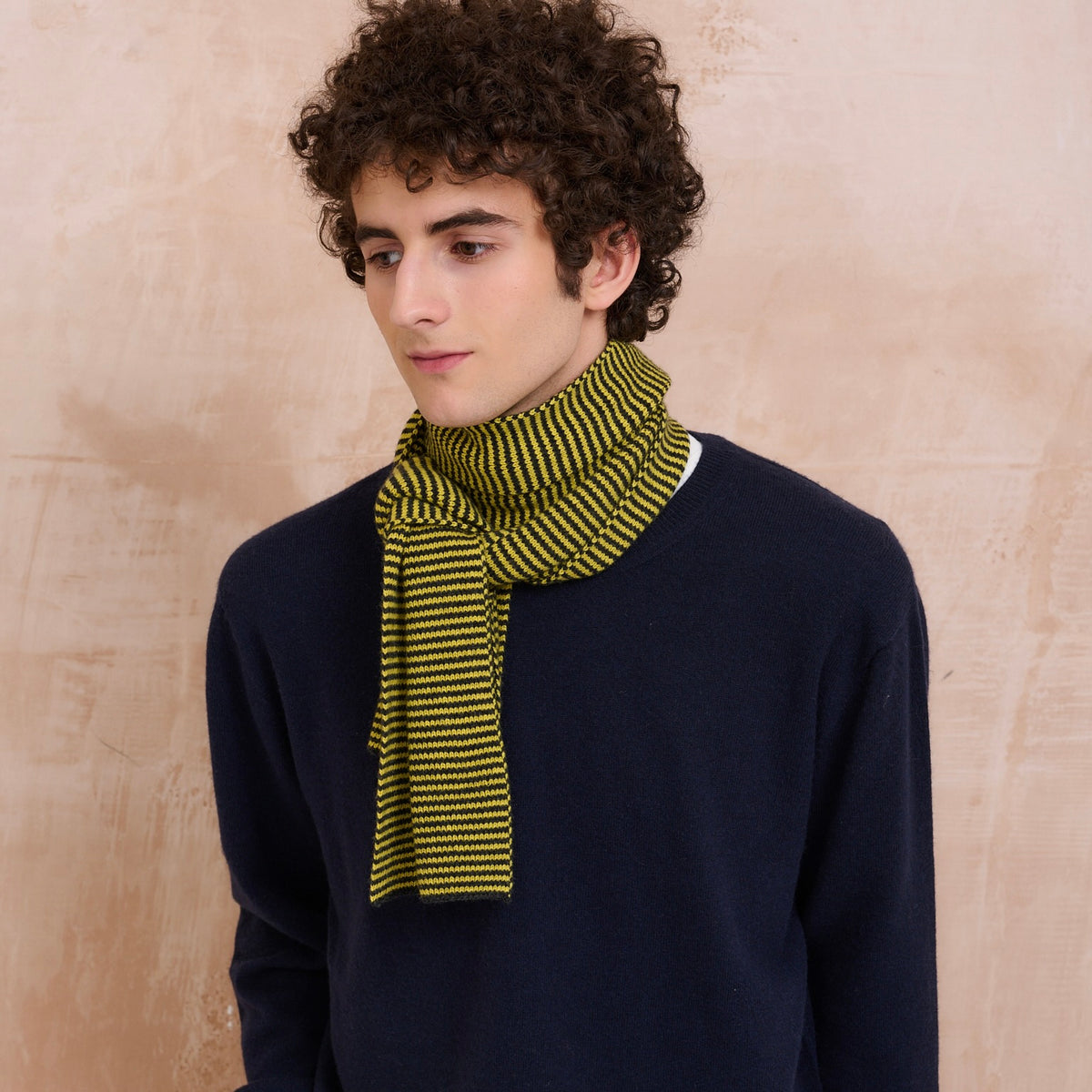 Bumble Bee Striped Limited Edition Cashmere Scarf
