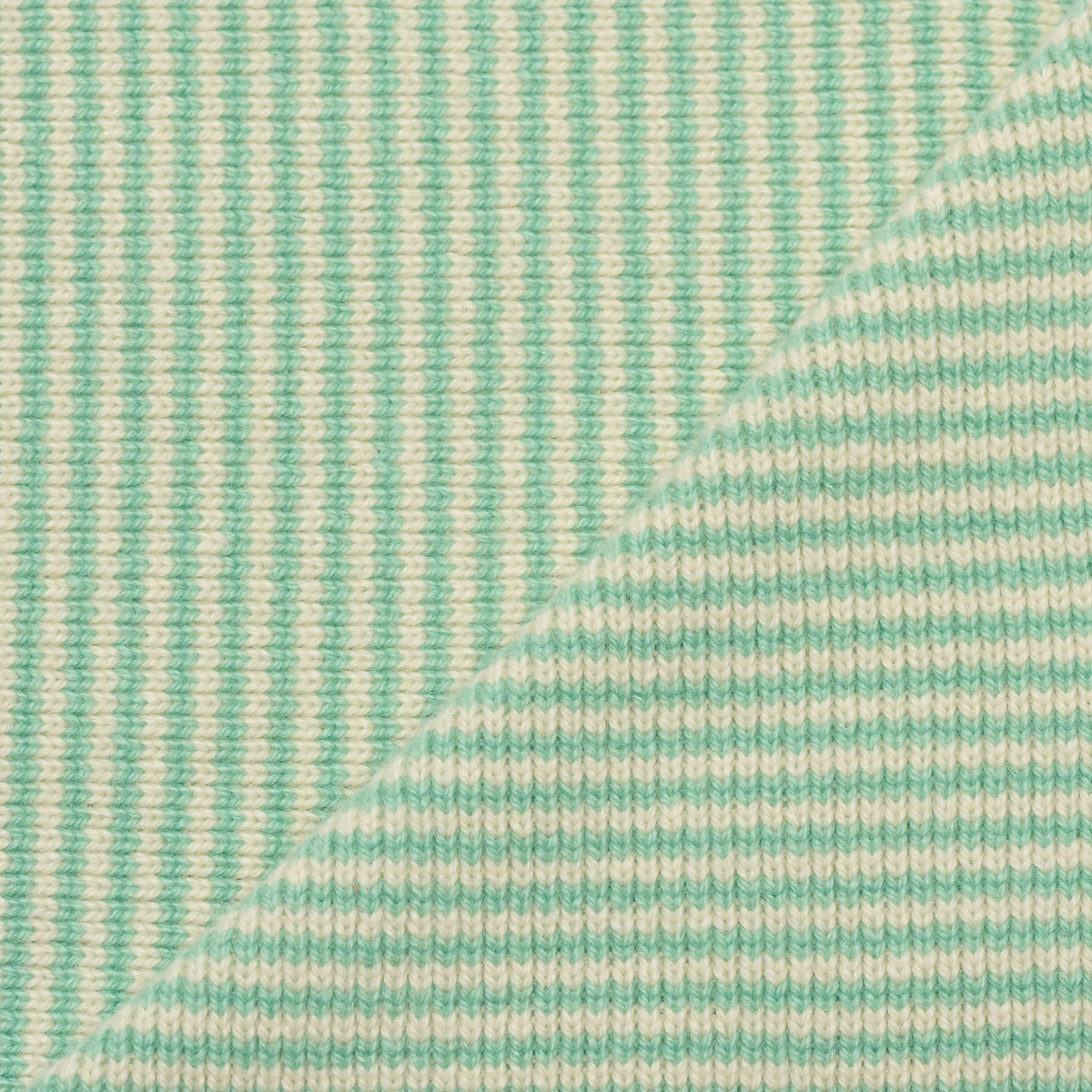 Mint Green & Cream Limited Edition Cashmere Scarf