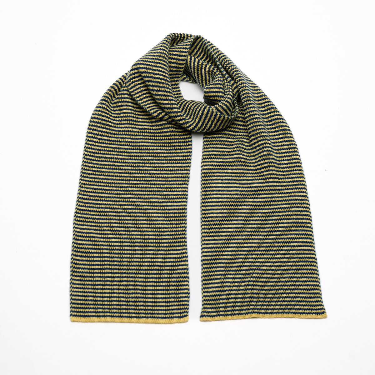 Blue & Yellow - Cashmere Scarf