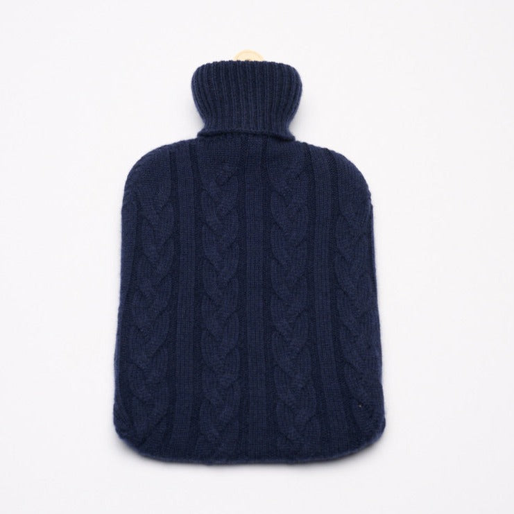 Navy - Cashmere Hot Water Bottle