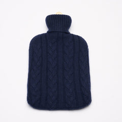 Navy - Cashmere Hot Water Bottle