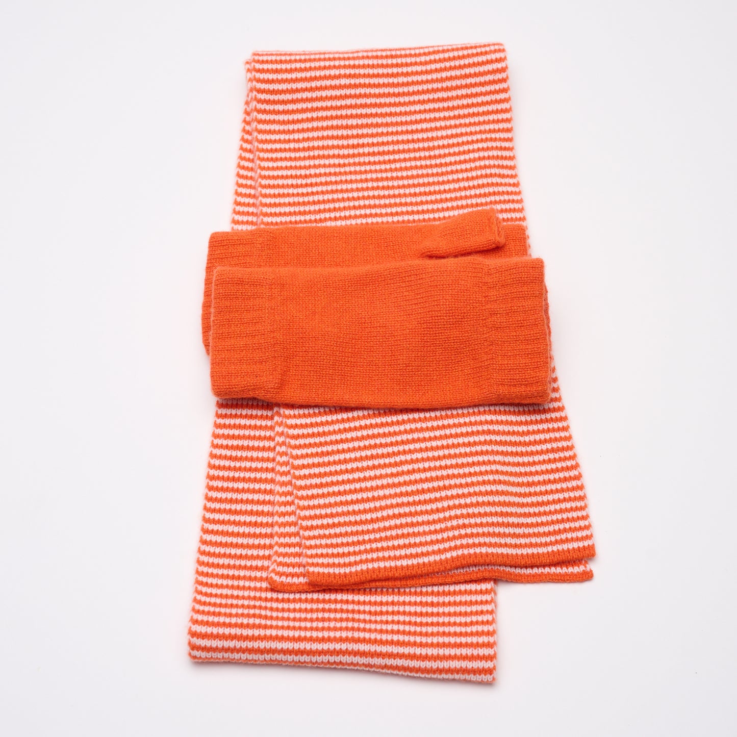 Bright Orange Wrist Warmers