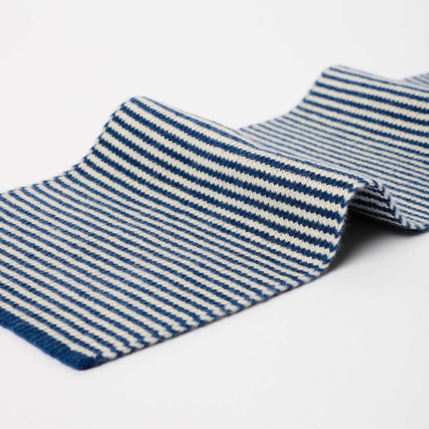 Indigo Blue & White - Cashmere Scarf