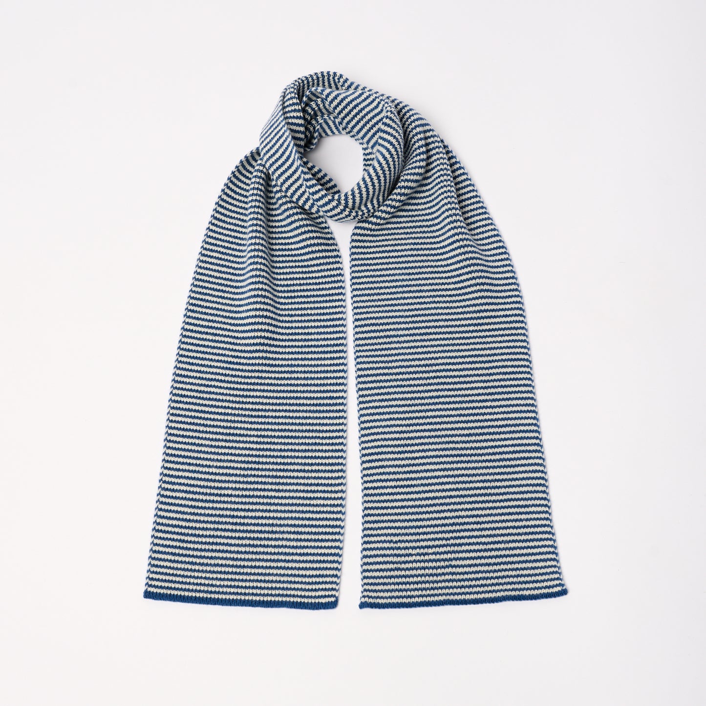 Indigo Blue & White - Cashmere Scarf