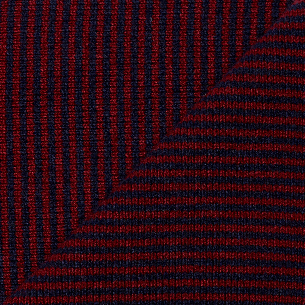 Claret & Navy - Cashmere Scarf