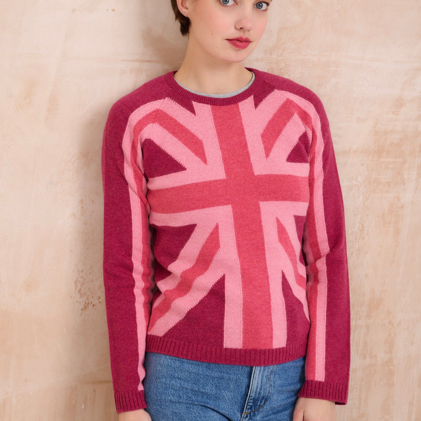 Tickled Pink  - Union Jack Jumper