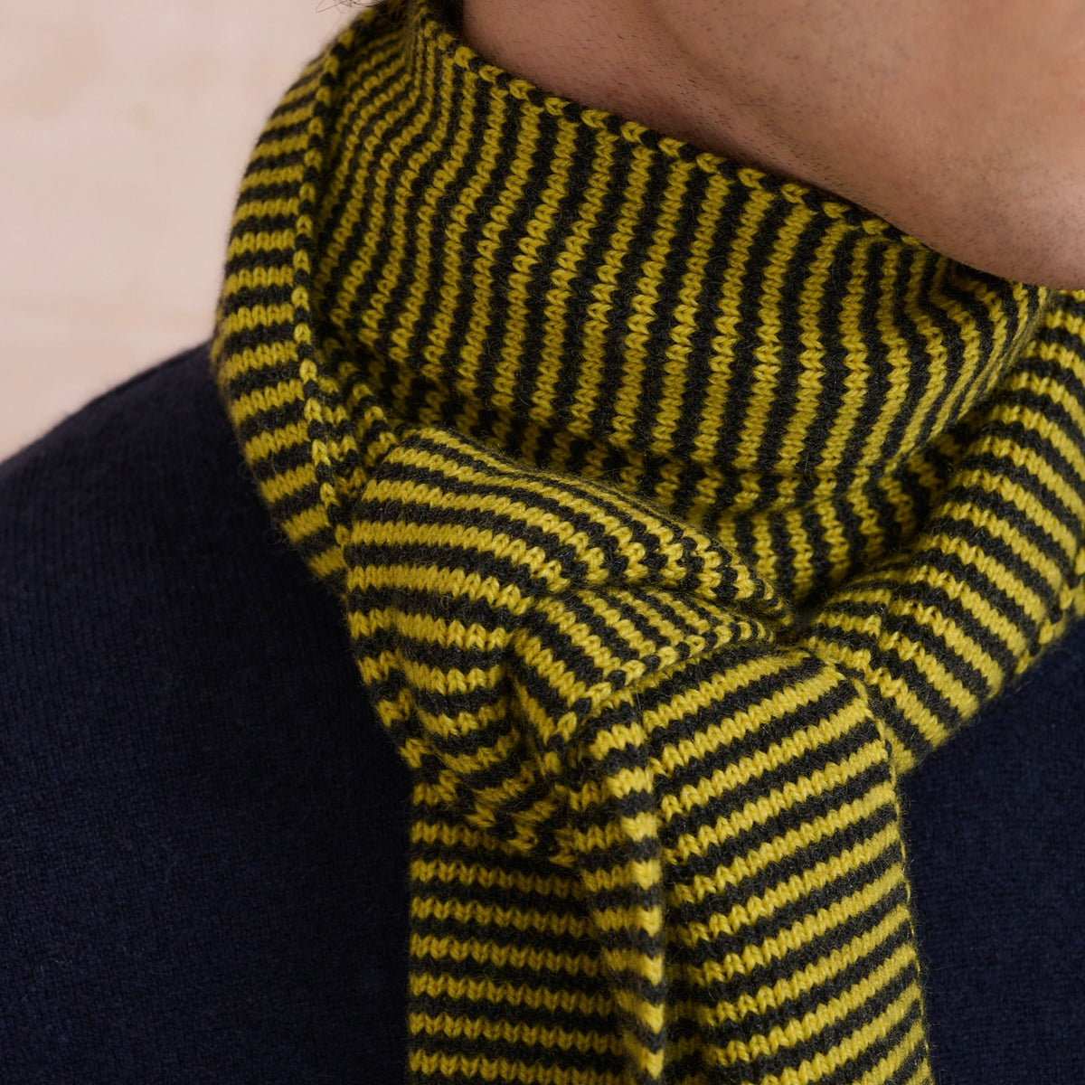 Bumble Bee Striped Limited Edition Cashmere Scarf