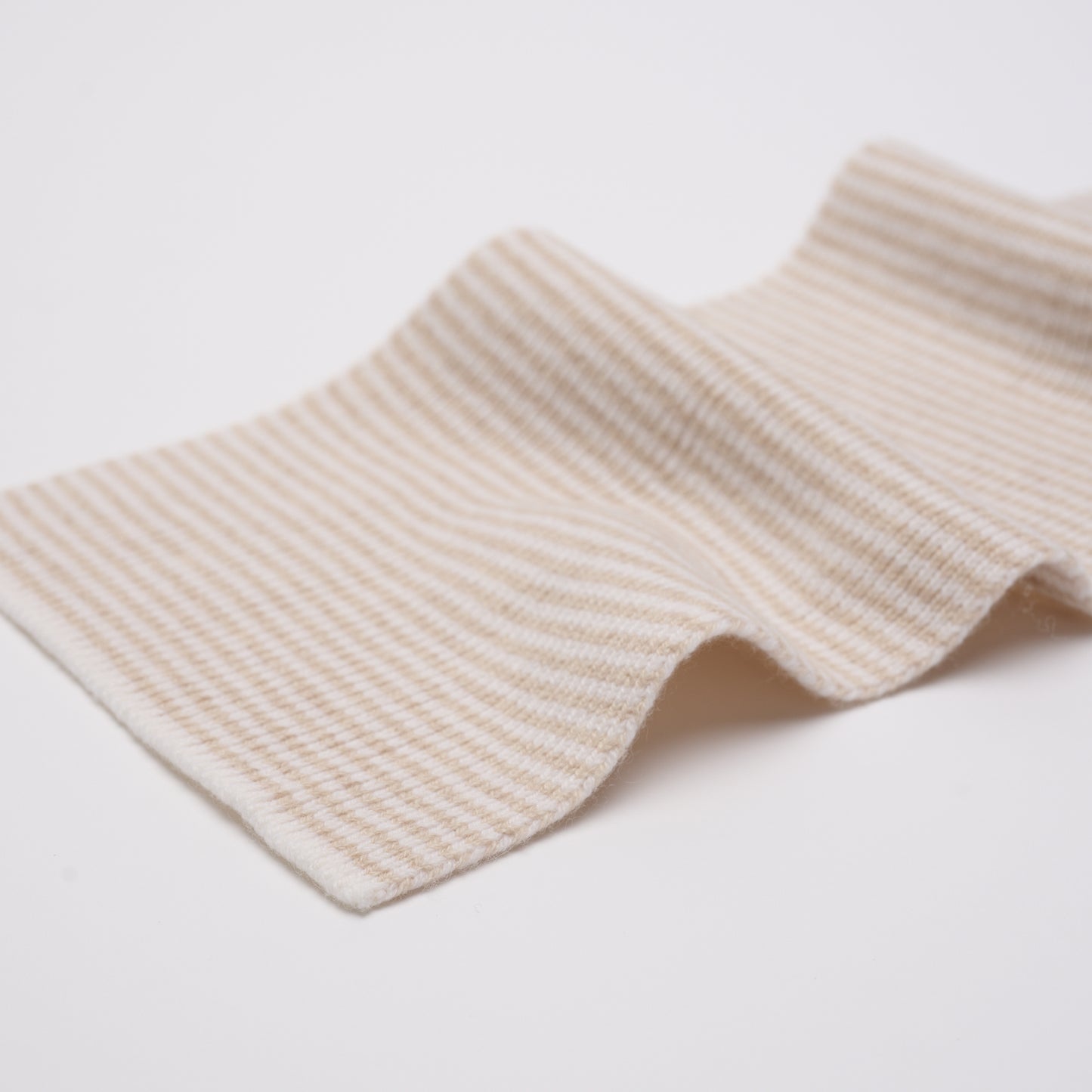 Cappuccino & White - Cashmere Scarf