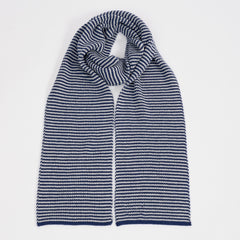 Navy & Light Grey XL Scarf
