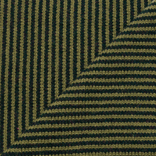 Olive Green & Dark Green Marl Limited Edition Cashmere Scarf