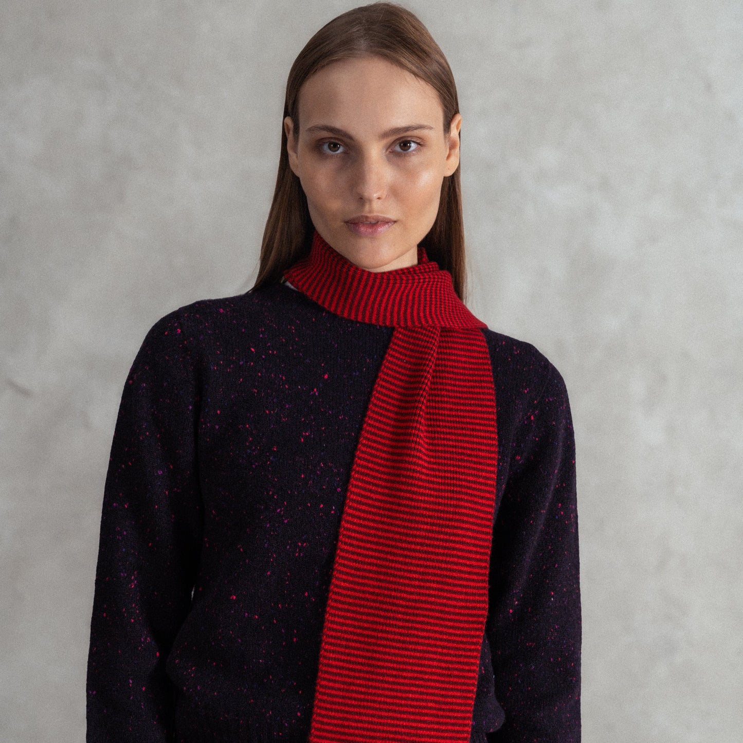 Red & Dark Red - Cashmere Scarf