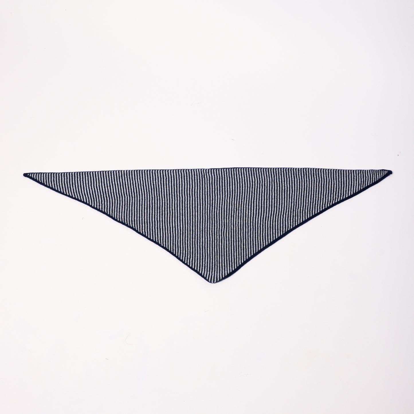 Navy & White Striped Bandana Scarf
