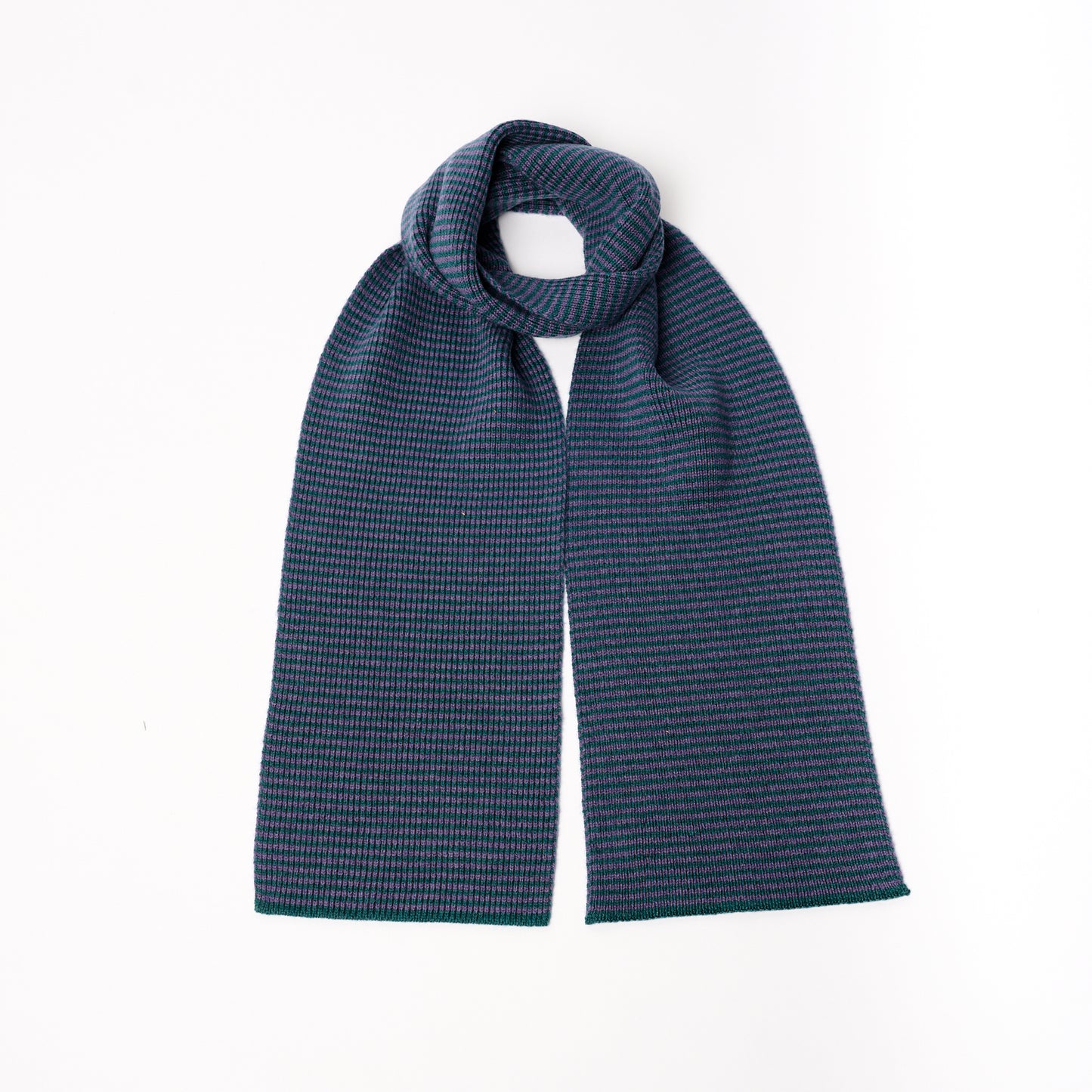Dark Teal & Purple - Cashmere Scarf