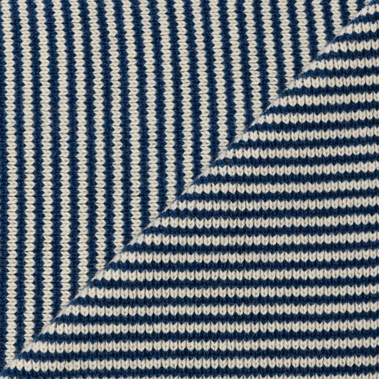 Indigo Blue & White - Cashmere Scarf