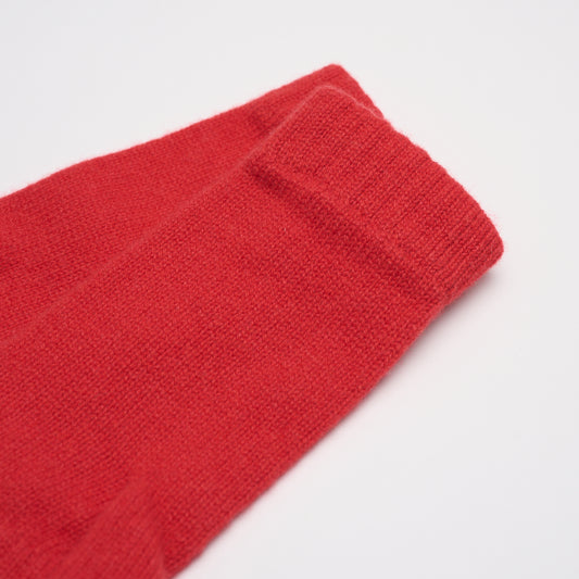 Pillar Box Red Wrist Warmers