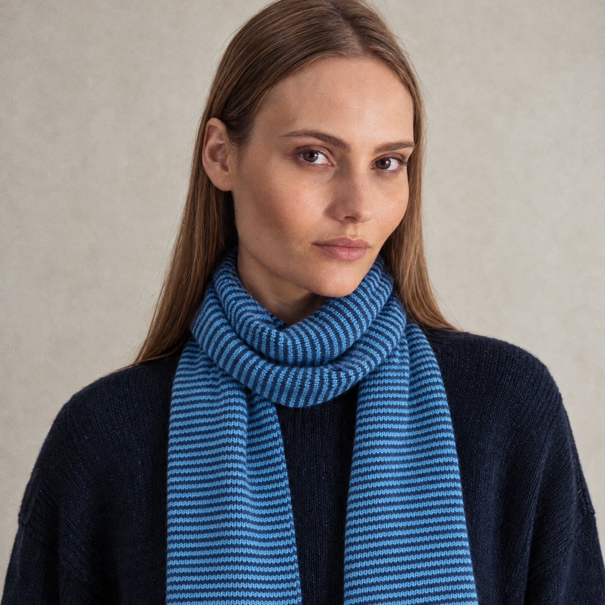 Landi's Blues - Cashmere Scarf