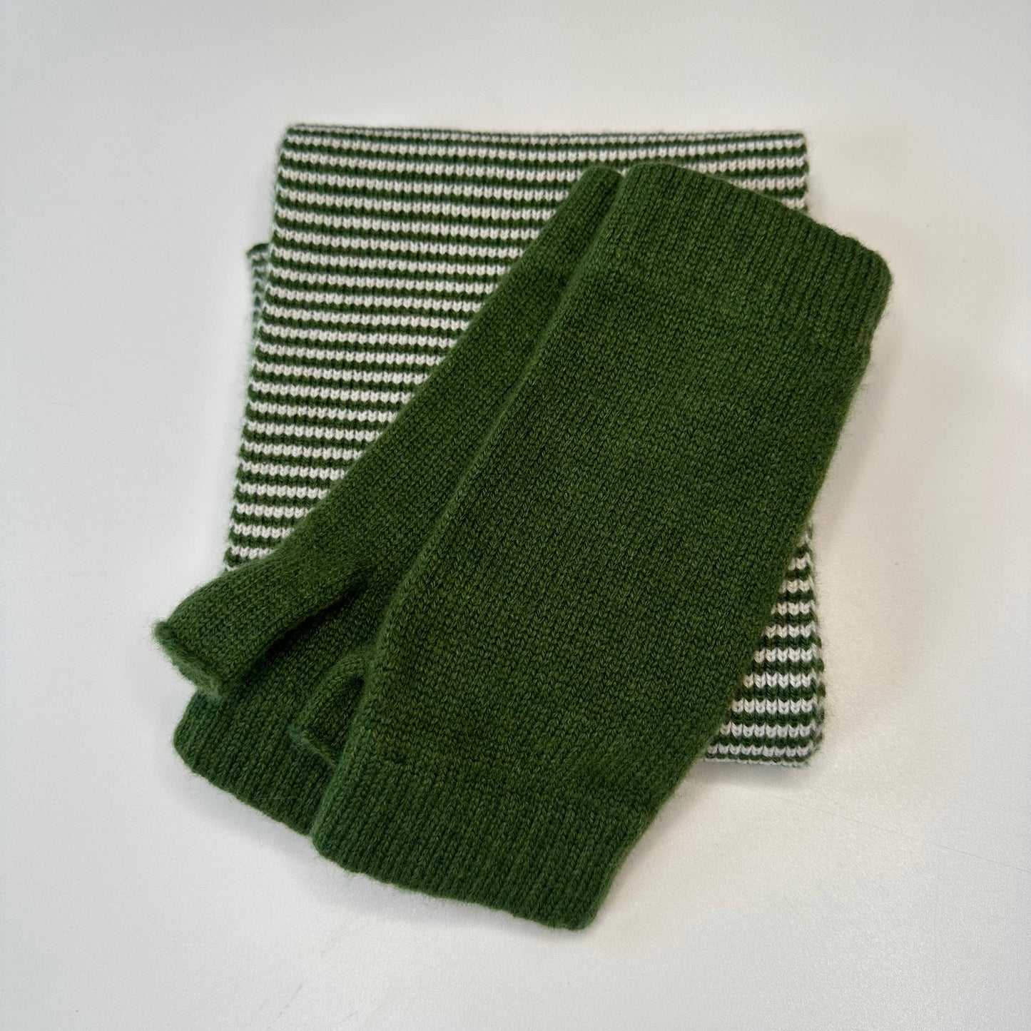 Olive Green Wrist Warmers